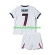 Camisola Paris Saint-Germain Mbappé Kylian 7 Criança Equipamento Segundo 2026-2027 Manga Curta